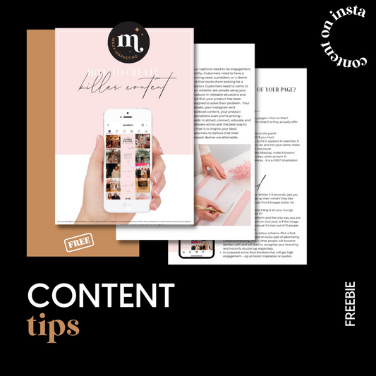 Content Tips - Free Downloadable